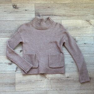 Xhilaration Women's Cowl Neck Sweater in Tan